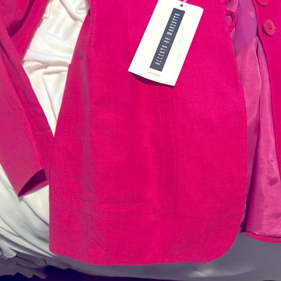 Pink linen jacket - Picture 6 of 6